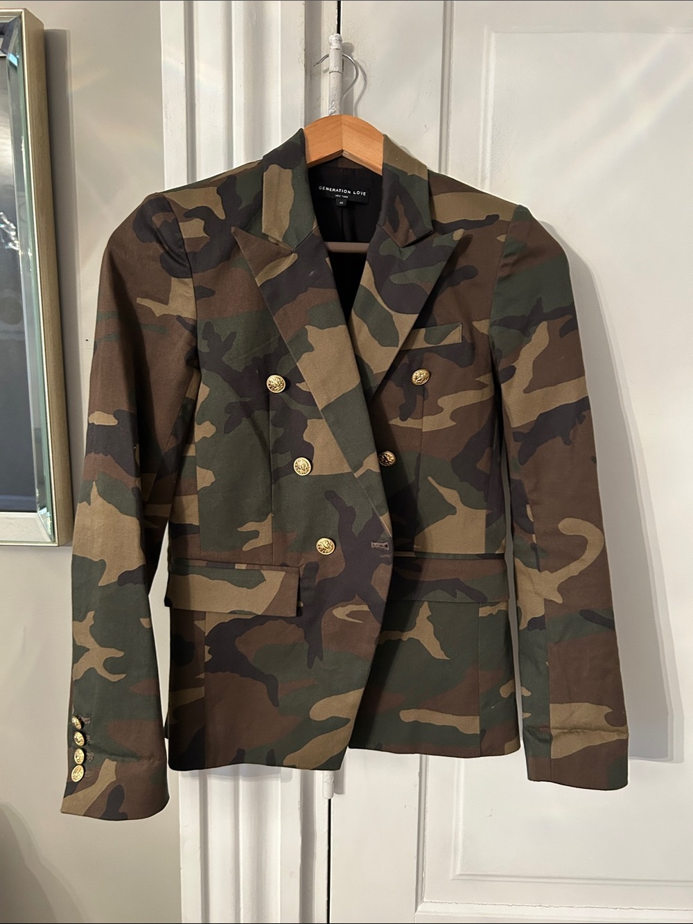 Generation love Kennedy camo blazer